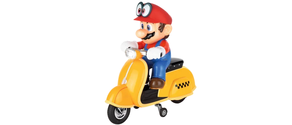 Carrera 370200992 RC Mario Kart Auto 2,4 GHz Odyssey Scooter, Mario