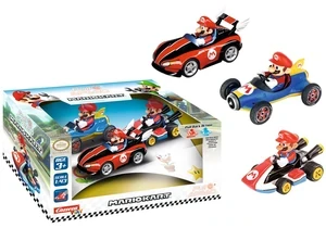 Carrera 15813016 Pull & Speed Mario Kart Auto Mario 3er Pack