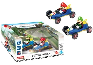 Carrera 15813018 Pull & Speed Mario Kart Auto Mach 8, 2er Pack