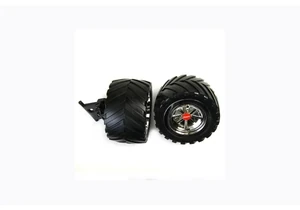 Produktbild von Carrera 370980118 2 Vorderräder mit Felgen und Aufhängung für X Treme 140006