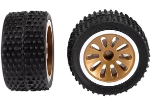 Produktbild von Carrera 370990309 Kleinteile 2 Hinterreifen mit Felgen für Carrera RC Buggy, blue (202005)