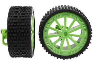 Produktbild von Carrera 370510101 2 Vorderräder mit Felgen für Magic Green 162051, Magic Green 2 370162087