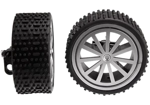 Produktbild von Carrera 370510108 2 Vorderräder mit vorderer Achszapfenlenkung