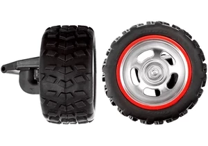 Produktbild von Carrera 370990462 Kleinteile 2 Vorderreifen mit Felgen für Flame Jumper (121006)