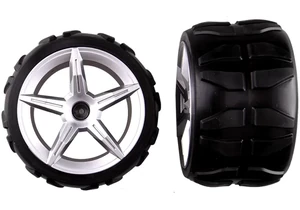 Produktbild von Carrera 370410223 Kleinteile 2 Hinterreifen mit Felgen für 24hr Tow Truck (162076)