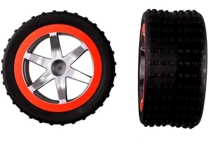 Produktbild von Carrera 370410236 Kleinteile 2 Hinterreifen mit Felgen für Agent Black Pursuit (162077)