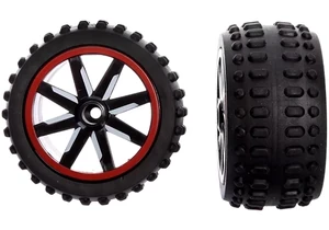 Produktbild von Carrera 370510190 Kleinteile 2 Hinterreifen mit Felgen für Red Jumper 2 (370202012)