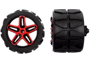 Produktbild von Carrera 370510211 Kleinteile 2 Reifen mit Lenkachse für Red Galaxy (370182018)