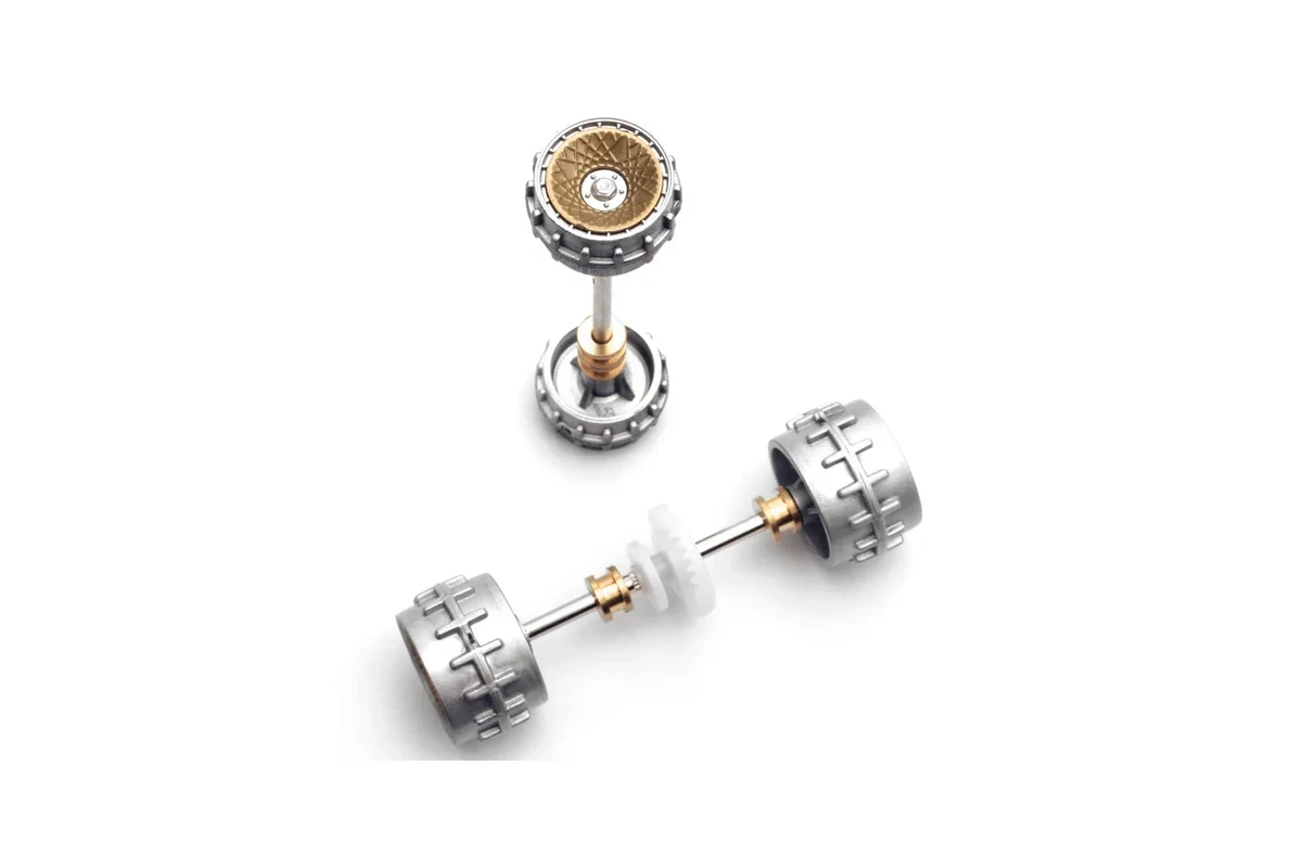 Vorderachse und Hinterachse