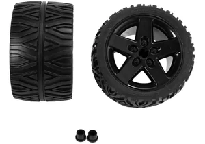 Carrera 370990269 RC Ersatzteil 2 hintere Reifen mit Felge