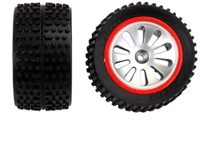 Carrera 370980347 RC Ersatzteil 2 hintere Reifen mit Felge