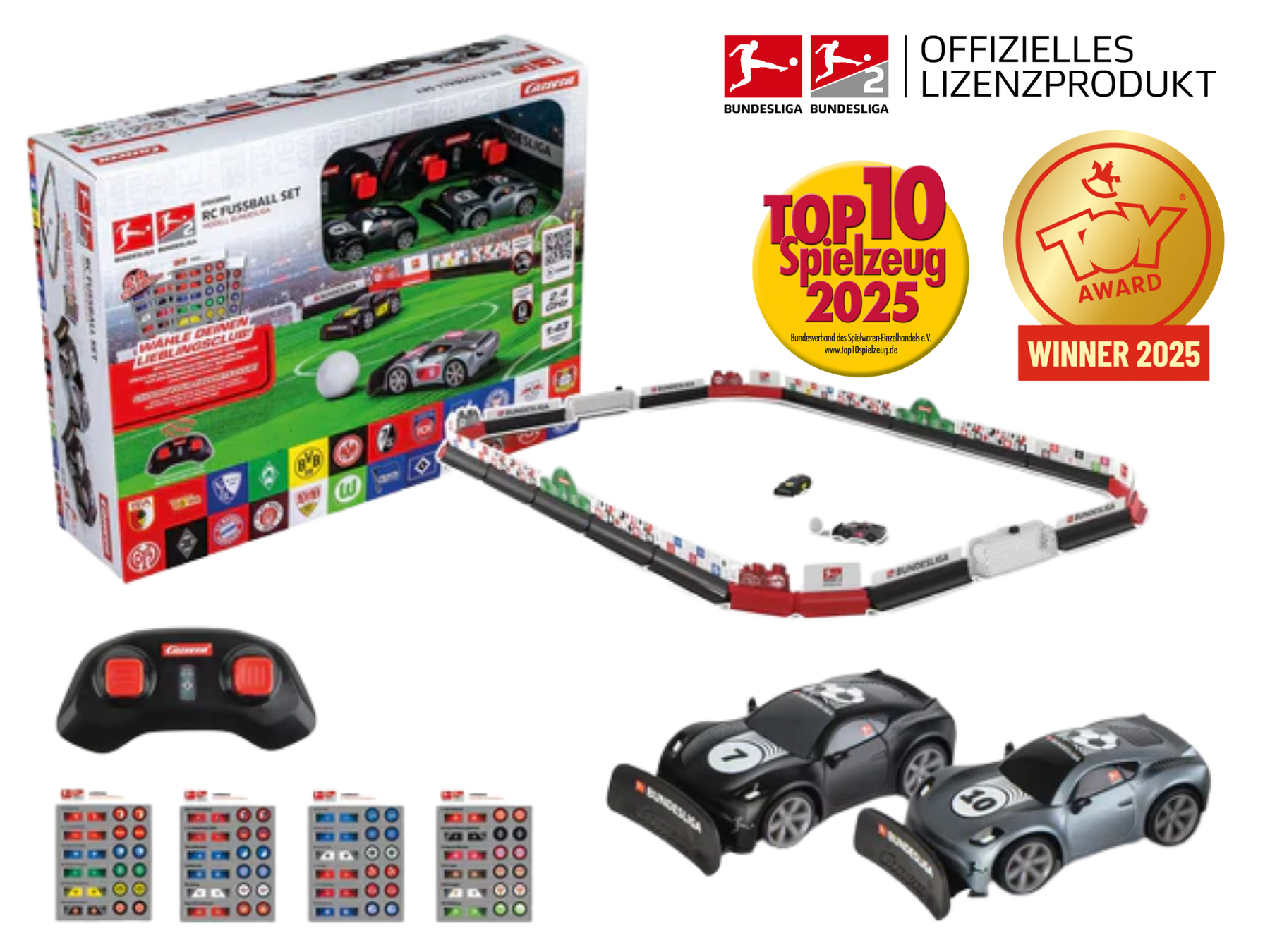 Carrera 370430041 RC Komplettset Soccer Set Modell Bundesliga – Bild 5