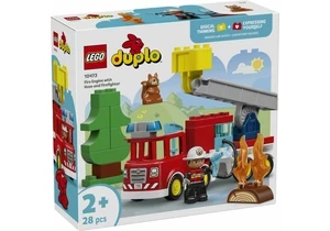 Lego 10473 DUPLO   Löschauto mit Schlauch und Feuerwehrmann