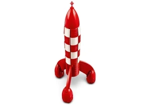 Lego 21367 Ideas   Die Mondrakete von Tim und Struppi