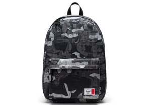 Lego 5010424 Merchandise Herschel Tasche Classic XL Backpack – Abstrakte Steine in Schwarz