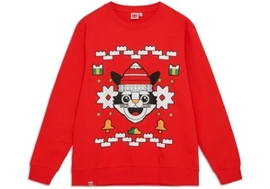 Lego 5009962 Merchandise   Weihnachtssweatshirt für Erwachsene in Rot
