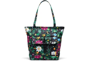 Lego 5011188 Herschel Merchandise Retreat Tote - Blumenmuster in Schwarz