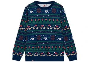 Lego 5009960 Merchandise   Weihnachtssweatshirt für Erwachsene in Dunkelblau