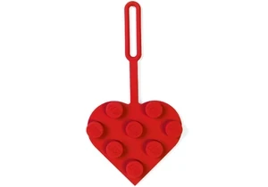 Lego 5009504 Merchandise  Taschenanhänger 3x3 Herz in Rot