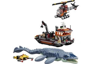 Lego 77983  Jurassic World  Mosasaurier-Angriff auf das Boot
