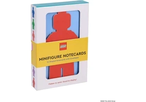 Lego 5009897 Merchandise   Minifigur-Notizkarten: 12 geformte Notizkarten mit Umschlägen