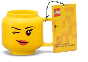 Lego 5009034 Merchandise   Kleiner Keramikbecher mit zwinkerndem Mädchengesicht
