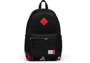 Lego 5010435 Merchandise Herschel Tasche Heritage Backpack – in Schwarz mit Fallenden Blüten