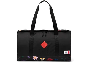 Lego 5010438 Merchandise Herschel Tasche Heritage Duffle – in Schwarz mit Fallenden Blüten