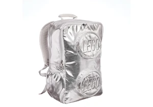 Lego 5010894 Merchandise Tasche Stein-Rucksack – Silber-Metallic