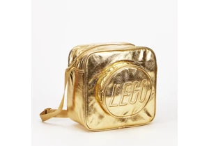 Lego 5010892 Merchandise Tasche Kleine Stein-Umhängetasche – Gold