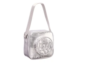 Lego 5010893 Merchandise Tasche Kleine Stein-Umhängetasche – Silber