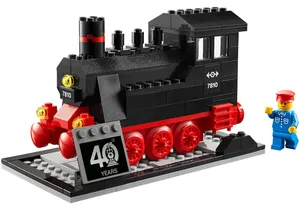 Produktbild von Lego 40370    Set zum 40. Jubiläum von LEGO Eisenbahn
