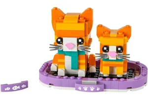 Lego 40480 BrickHeadz Pets  Rot getigerte Katze