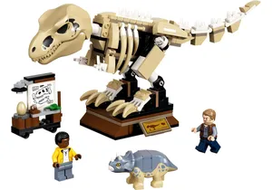 Lego 76940  Jurassic World  T. Rex-Skelett in der Fossilienausstellung