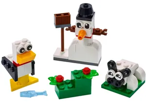Lego 11012 Classic   Kreativ-Bauset mit weißen Steinen