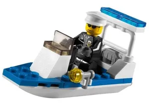 Lego 30002  City  Polizei Boot