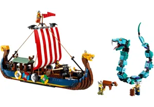 Lego 31132 Creator 3-in-1 Sets  Wikingerschiff mit Midgardschlange