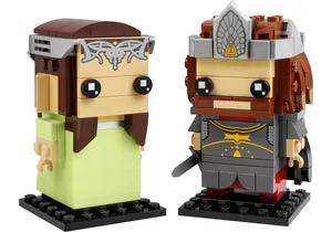 Lego 40632 BrickHeadz Herr der Ringe  Aragorn und Arwen