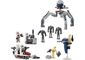 Lego 75372  Star Wars  Clone Trooper & Battle Droid Battle Pack