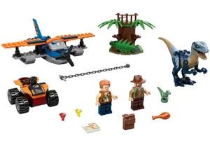 Lego 75942  Jurassic World  Velociraptor: Rettungsmission mit dem Doppeldecker