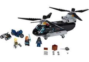 Lego 76162  Super Heroes  Black Widows Hubschrauber-Verfolgungsjagd
