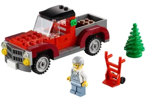 Lego 40083 Creator   Weihnachtsbaumtransporter
