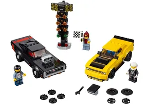 Lego 75893  Speed Champions  2018 Dodge Challenger SRT Demon und 1970 Dodge Charger R/T