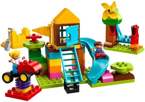 Lego 10864 DUPLO   Steinebox mit großem Spielplatz