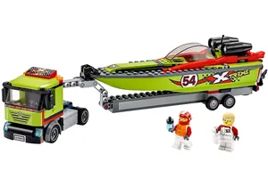 Lego 60254  City  Rennboot-Transporter