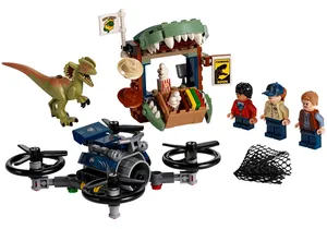 Lego 75934  Jurassic World  Dilophosaurus auf der Flucht