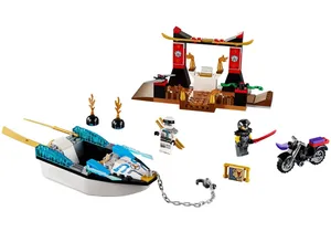 Lego 10755 Juniors Ninjago  Zanes Verfolgungsjagd mit dem Ninjabo