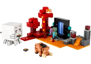 Lego 21255  Minecraft  Die Expedition zum Netherportal