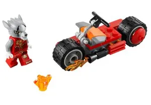 Lego 30265  Legends of Chima  Worriz Feuer-Bike