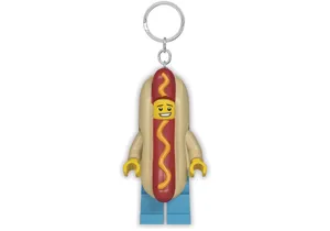 Produktbild von Lego 5005705   Schlüsselanhänger mit Licht Mann im Hot-Dog Kostüm